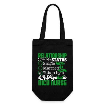 Nicu Nurse Relationship Status - Gift Bag for Bottles - black - Front