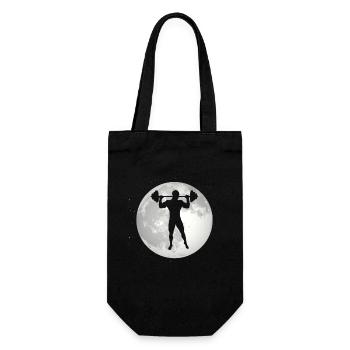 Full Moon - Fitness - - Gift Bag for Bottles - black - Front