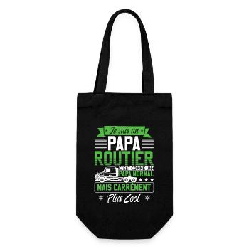 Chauffeur De Routier Humoristique - Sac à bouteille - noir - Devant