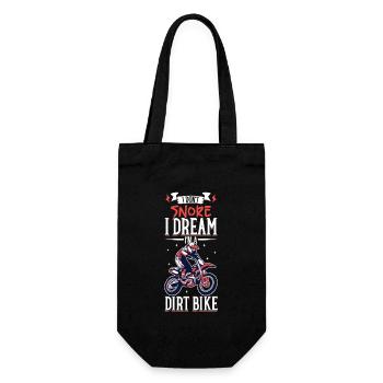 Dirt Bike Dirt Bike Riding Motocross Dirt Biking - Gift Bag for Bottles - black - Front