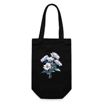 Bouquet Daisies Flowers Lover Humor Vintage Pun - Gift Bag for Bottles - black - Front