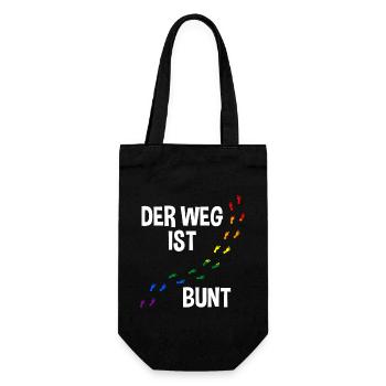Schullehrer Lehrer - Geschenkbeutel für Flaschen - Schwarz - Vorne