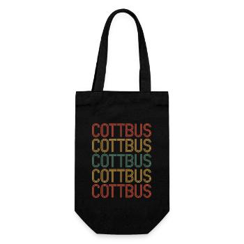 Cottbus Cottbus City of Cottbus - Gift Bag for Bottles - black - Front