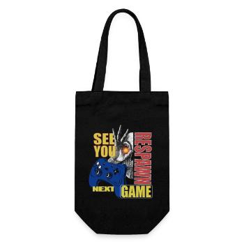 Gamer, Gambler Outfit mit Spruch: See You Next Game - Sac à bouteille - noir - Devant