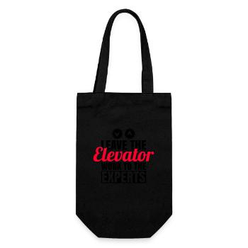 Elevatro Techniccian Design Für Einen - Gift Bag for Bottles - black - Front