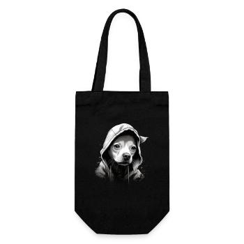 Chihuahua | Chien Cool | Rap | Hip-Hop | Gangster - Sac à bouteille - noir - Devant
