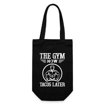 Le gymnase maintenant tacos plus tard - - Sac à bouteille - noir - Devant
