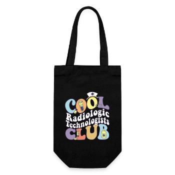 Cool Radiologic Technologists Club Rad Tech Squad - Gift Bag for Bottles - black - Front