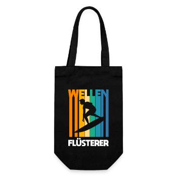 Schullehrerin Lehrerin - Geschenkbeutel für Flaschen - Schwarz - Vorne