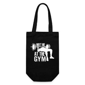 Rencontrez-moi au gymnase 6 - - Sac à bouteille - noir - Devant