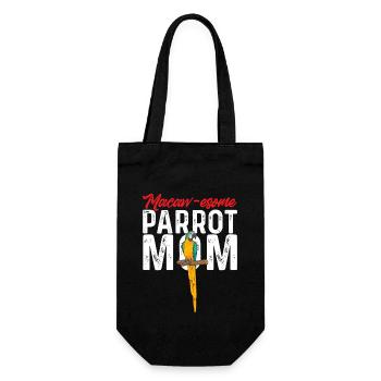 Yellow-breasted Macaw Parrot Blue And Yellow Macaw - Gift Bag for Bottles - black - Front