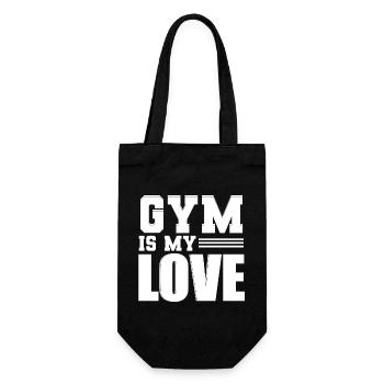 La gym est mon amour - - Sac à bouteille - noir - Devant
