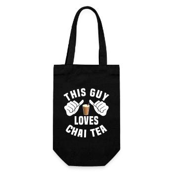 Chai Tee Humor - Geschenkbeutel für Flaschen - Schwarz - Vorne