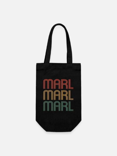 Marl Marlerin Marler Stadt Marl - Geschenkbeutel für Flaschen - Schwarz