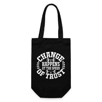 Le changement se produit à la vitesse du V - Sac à bouteille - noir - Devant