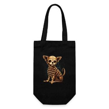 Chihuahua Costume d'Halloween - Citrouille - Sac à bouteille - noir - Devant