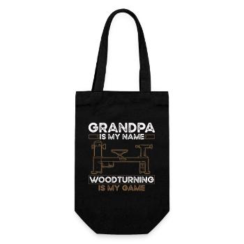 Woodturning Woodturning Wood Lathe Lathe - Gift Bag for Bottles - black - Front