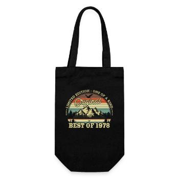 Vintage 1978 Cadeau d’anniversaire - Sac à bouteille - noir - Devant