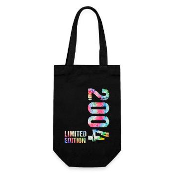 18 JAHRE 18. GEBURTSTAG LIMITED EDITION 2004 - Geschenkbeutel für Flaschen - Schwarz - Vorne