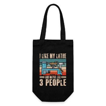 Turning Wood Lathe Lathe - Gift Bag for Bottles - black - Front