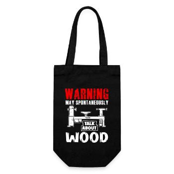 Woodturning Woodturning Wood Lathe Lathe - Gift Bag for Bottles - black - Front