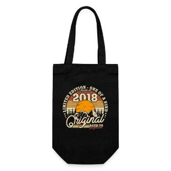 Vintage 2018 Cadeau d’anniversaire - Sac à bouteille - noir - Devant