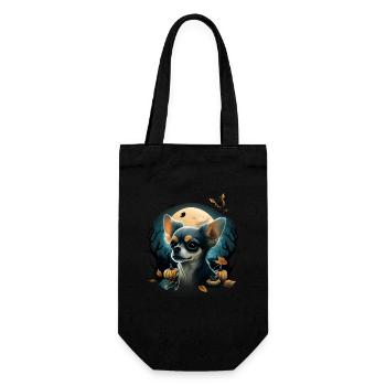 Chihuahua Costume d'Halloween - Citrouille - Sac à bouteille - noir - Devant