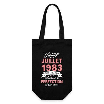 Cadeau anniversaire juillet 1983 - Sac à bouteille - noir - Devant