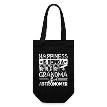 Astronomer Mom Grandma And Astronomer - Gift Bag for Bottles - black - Front
