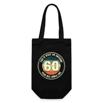 60e anniversaire pour que vous voyiez avec 60 cadeaux rétro - Sac à bouteille - noir - Devant