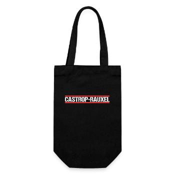 Castrop-Rauxelerin Castrop-Rauxeler Castrop-Rauxel - Geschenkbeutel für Flaschen - Schwarz - Vorne