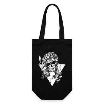 Widows weed - Día de Muertos - Geschenkbeutel für Flaschen - Schwarz - Vorne