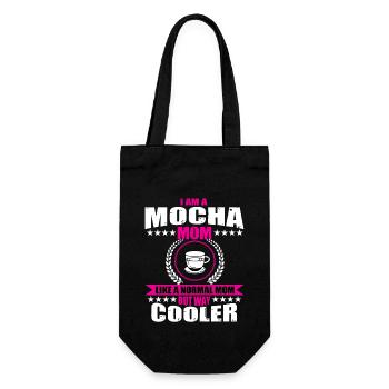 Drôle de papa de café moka - Sac à bouteille - noir - Devant