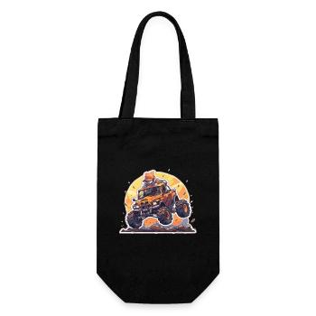 Monster truck - Gift Bag for Bottles - black - Front