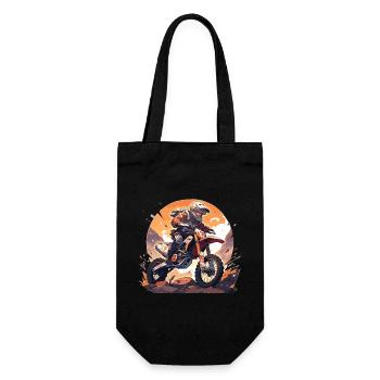 Motocross Dirt Bike Motocross Motocross Motorcycle - Gift Bag for Bottles - black - Front