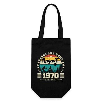 Aout 1970. Cadeau d'anniversaire août 1970. August - Sac à bouteille - noir - Devant
