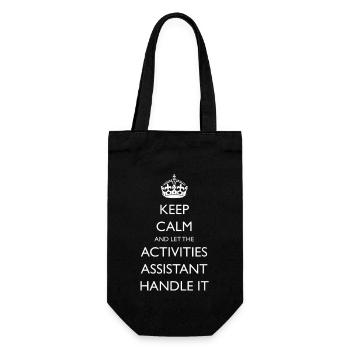 Activity Professionals Week Gifts Activities - Gift Bag for Bottles - black - Front