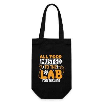 Golden Retriever Mom Dog Puppie Dog Sitter - Gift Bag for Bottles - black - Front