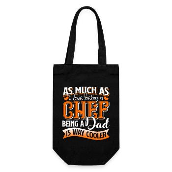 Chef I Love Being A Chef - Gift Bag for Bottles - black - Front