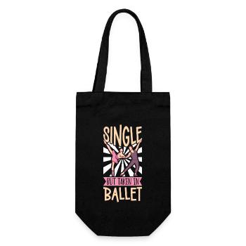 Ballet Ballerine Danse Danseuse Danse Ballet Cadeau - Sac à bouteille - noir - Devant