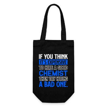 Chemist I Am A Good Chemist - Gift Bag for Bottles - black - Front