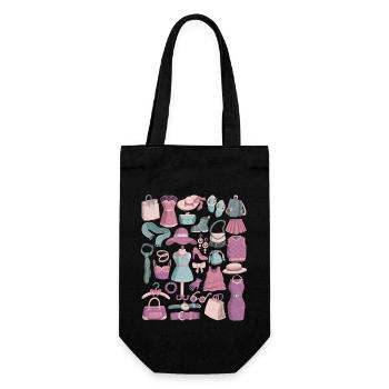 Boutique, Fashion, Shopping & Mode - Geschenkbeutel für Flaschen - Schwarz - Vorne