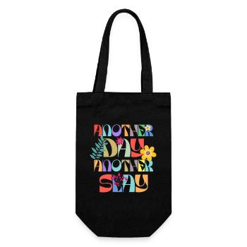 Another Day Another Slay Motivational - Gift Bag for Bottles - black - Front