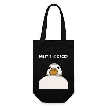 Drôle de canard disant canards humour Qu’est-ce que le qack - Sac à bouteille - noir - Devant