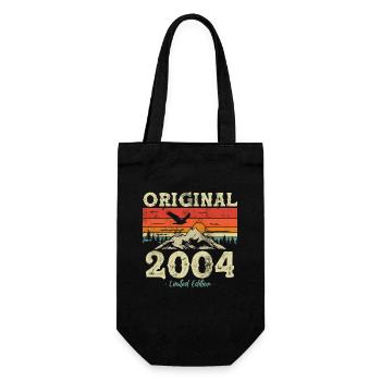 Cadeau Anniversaire 2004 - 19 ans en 2023 - Sac à bouteille - noir - Devant