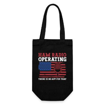Amateurfunk-betriebsdesign Für Patriotischen - Sac à bouteille - noir - Devant