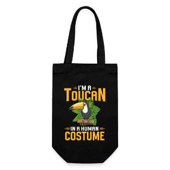 Toucan Bird Rainforest - Gift Bag for Bottles - black - Front