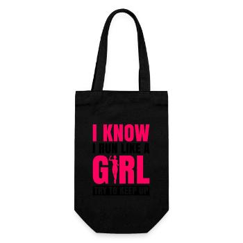 Xc-laufmädchen-design Für Eine Xc-läuferin Und - Gift Bag for Bottles - black - Front