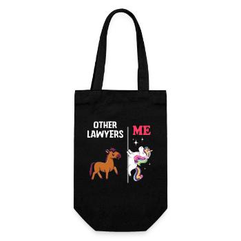 Autres avocats Me Licorne Cheval - Sac à bouteille - noir - Devant