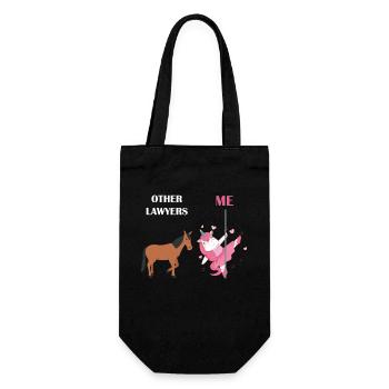 Autres avocats Me Licorne Cheval - Sac à bouteille - noir - Devant